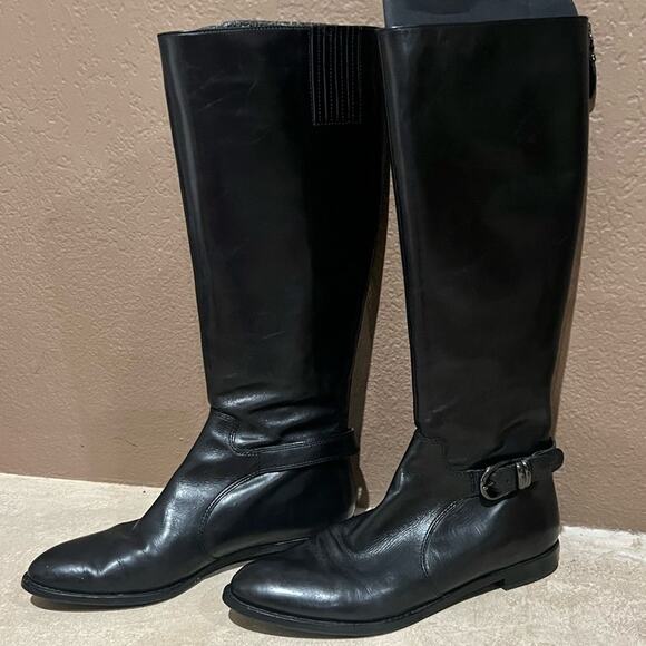 Via Spiga Italian Fine Leather riding boots Size 7.5 - Picture 4 of 14